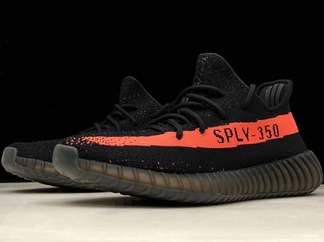 350 Adidas Boost BY9612 V2 Yeezy Core Red Black 1011